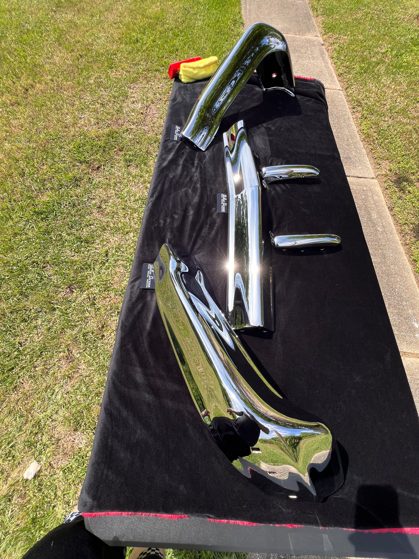 1961 Impala Front Bumper TRIPLE CHROME SHOW POLISH Original OEM parts