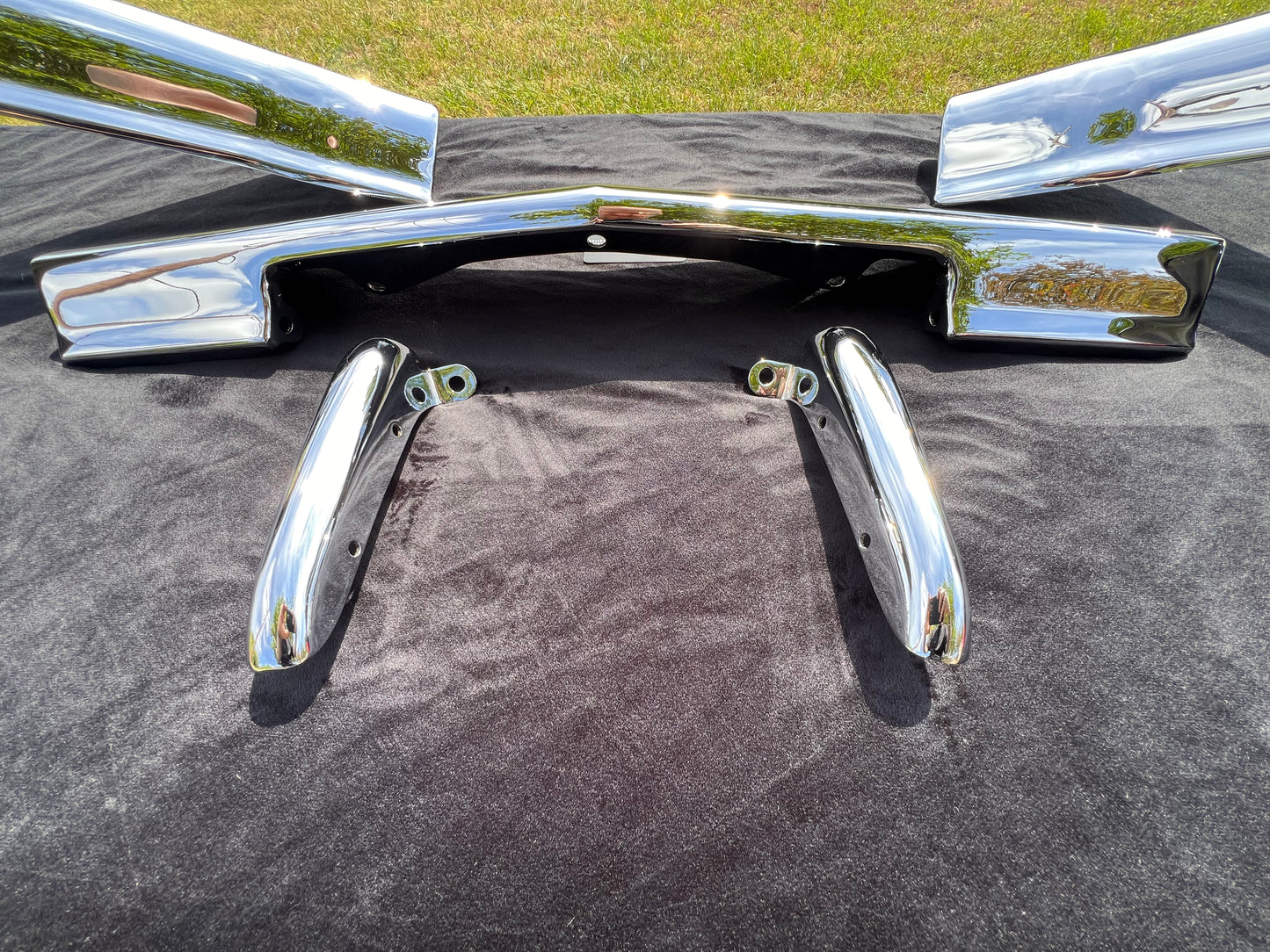 1961 Impala Front Bumper TRIPLE CHROME SHOW POLISH Original OEM parts